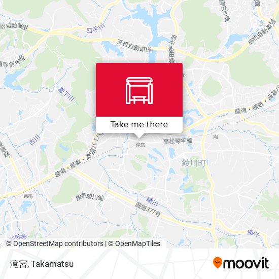 滝宮 map