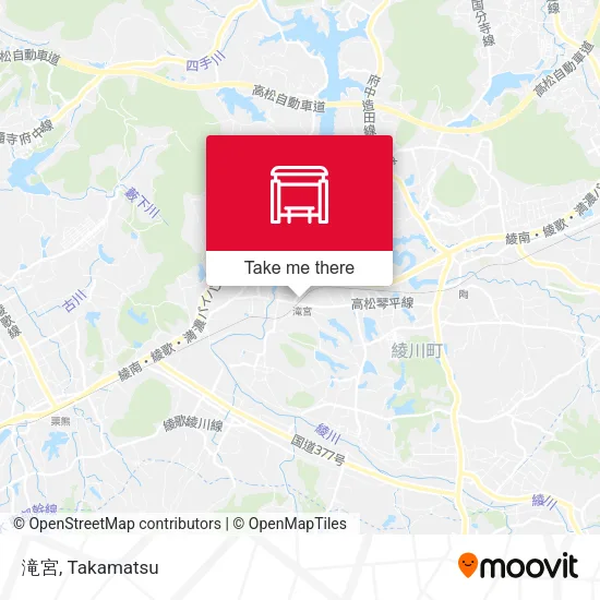 滝宮 map