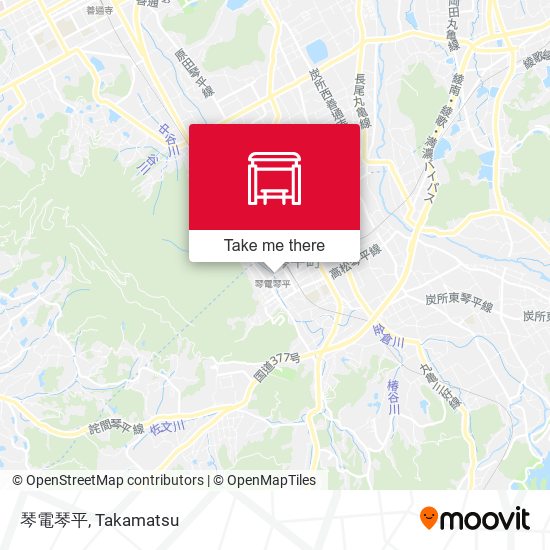 琴電琴平 map