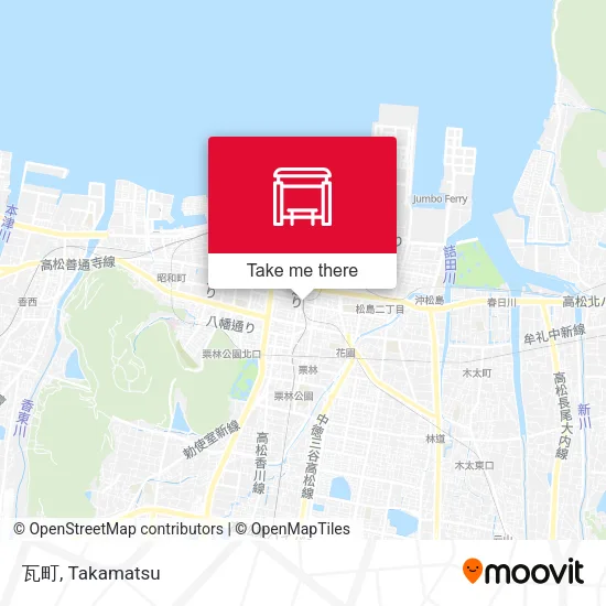 瓦町 map