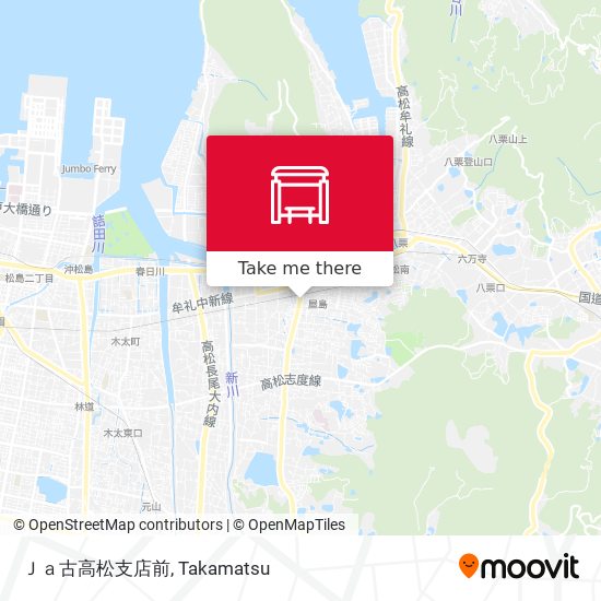 Ｊａ古高松支店前 map
