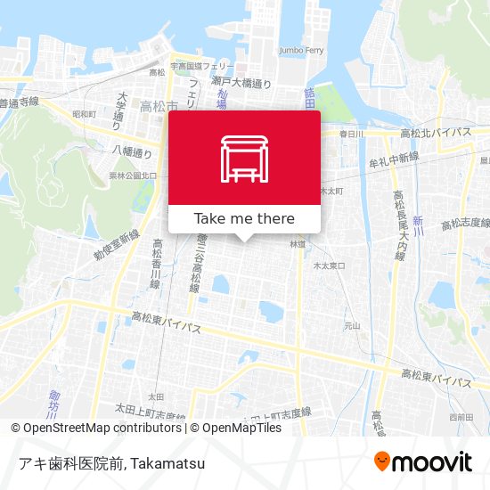 アキ歯科医院前 map