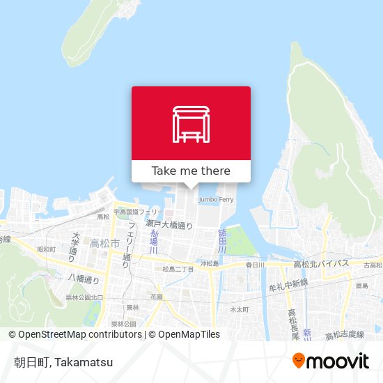 朝日町 map