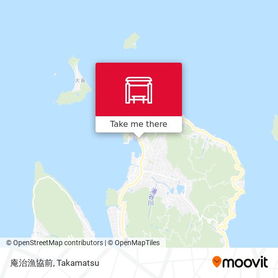 庵治漁協前 map