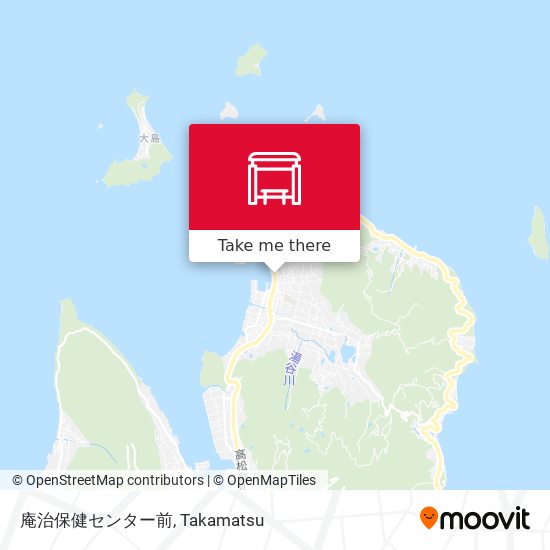 庵治保健センター前 map
