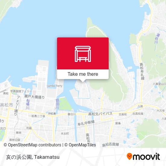 亥の浜公園 map