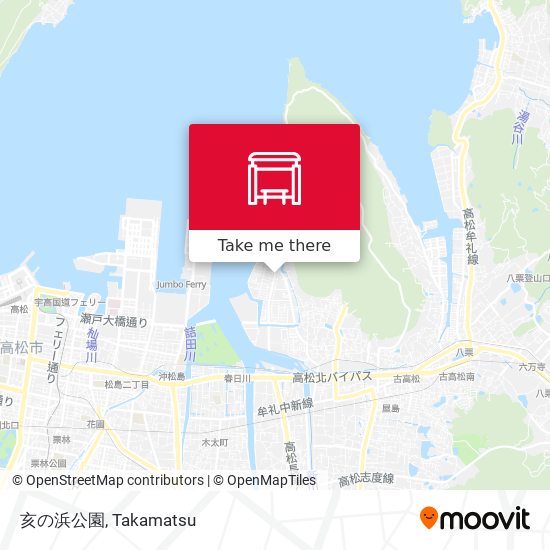 亥の浜公園 map