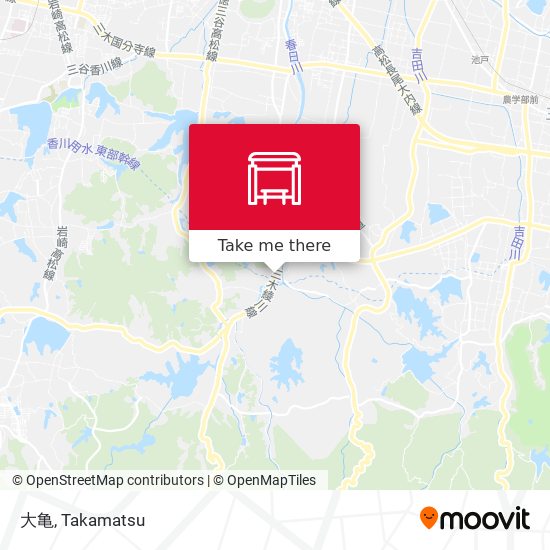大亀 map
