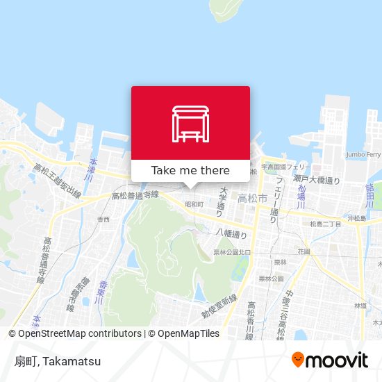 扇町 map
