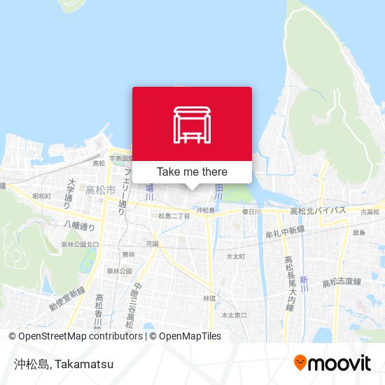 沖松島 map