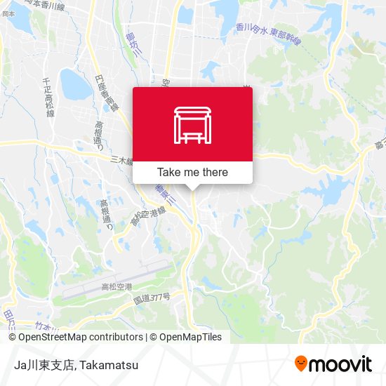 Ja川東支店 map