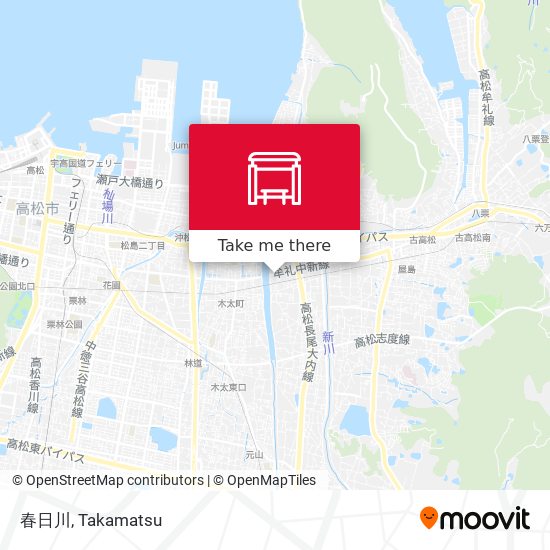 春日川 map