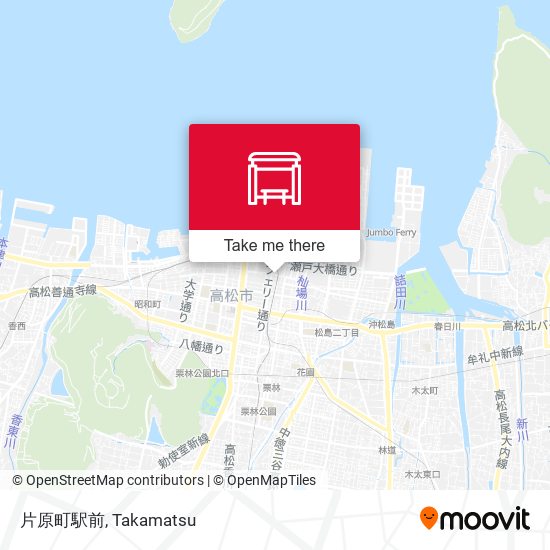 片原町駅前 map