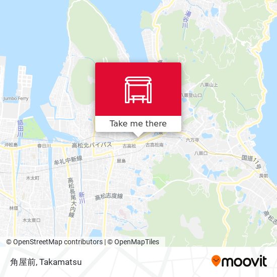 角屋前 map