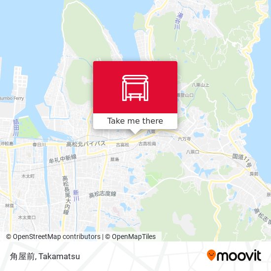 角屋前 map