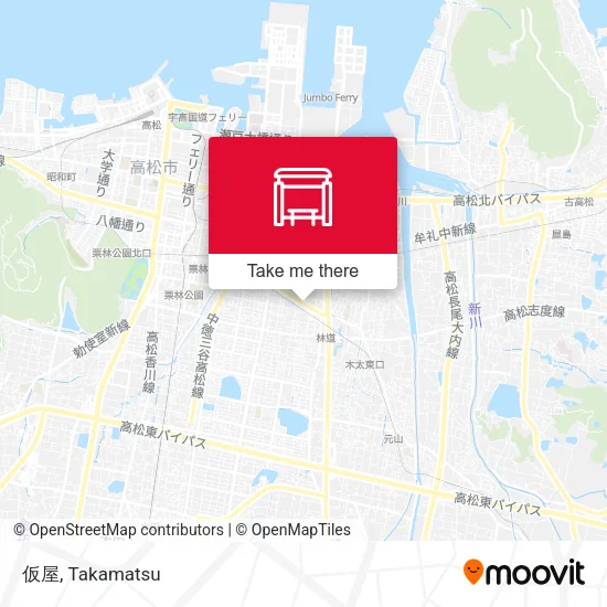 仮屋 map