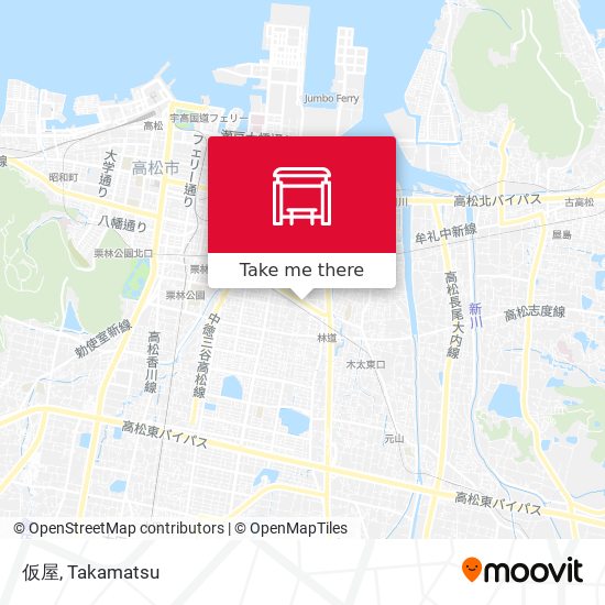 仮屋 map