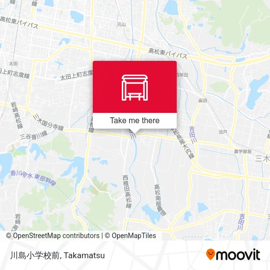 川島小学校前 map