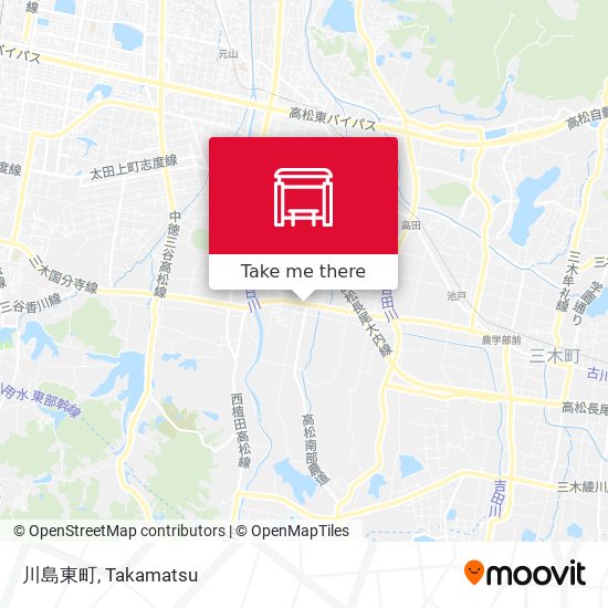 川島東町 map