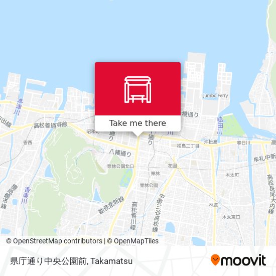 県庁通り中央公園前 map