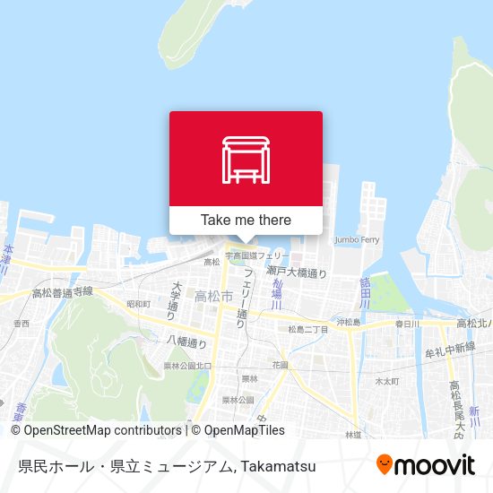 県民ホール・県立ミュージアム map
