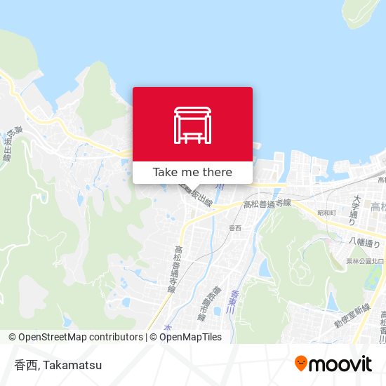 香西 map