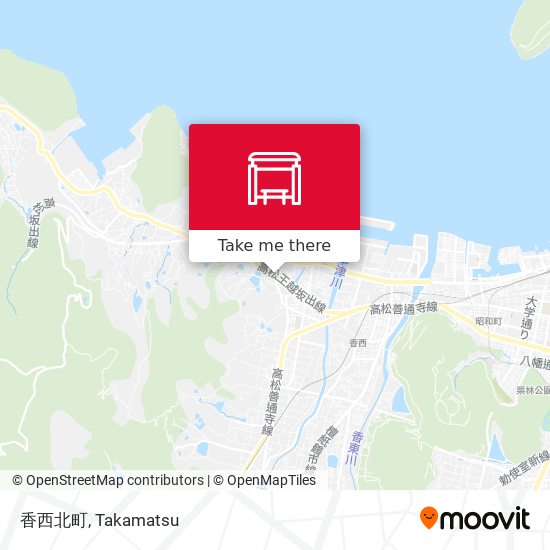 香西北町 map