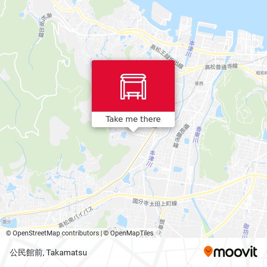 公民館前 map