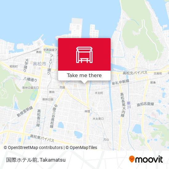 国際ホテル前 map