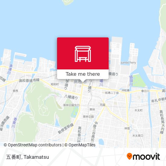五番町 map