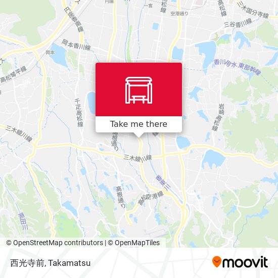 西光寺前 map