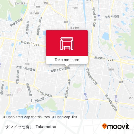 サンメッセ香川 map