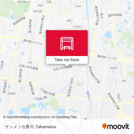 サンメッセ香川 map