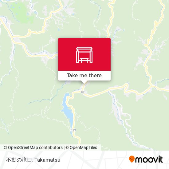 不動の滝口 map