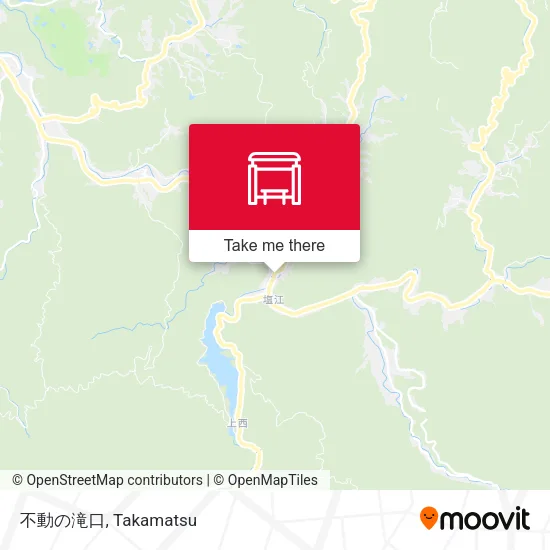 不動の滝口 map