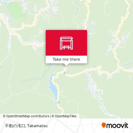 不動の滝口 map