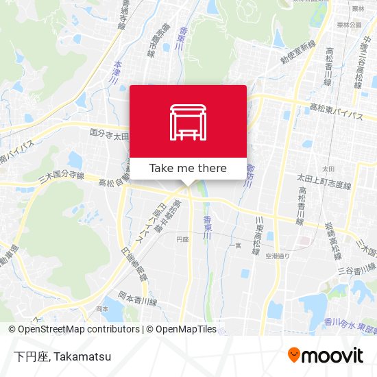 下円座 map