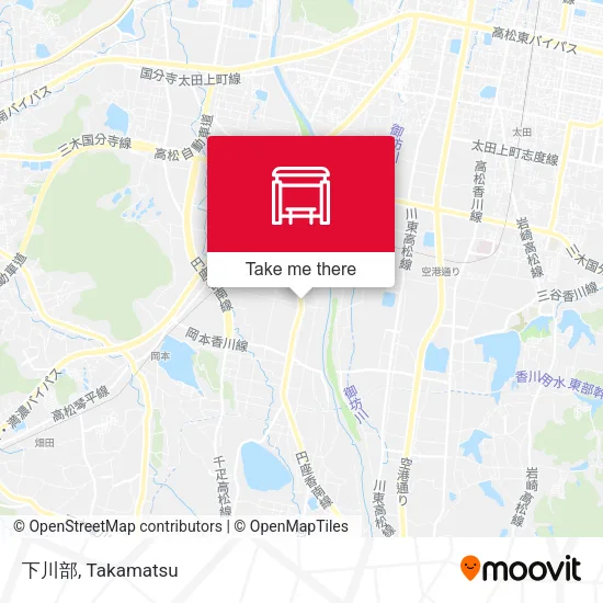 下川部 map