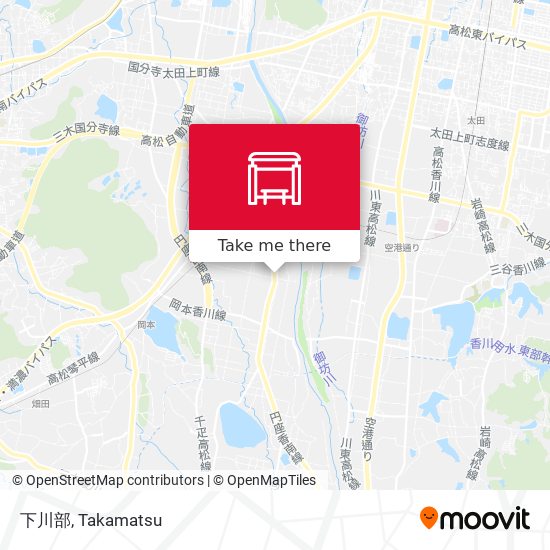 下川部 map