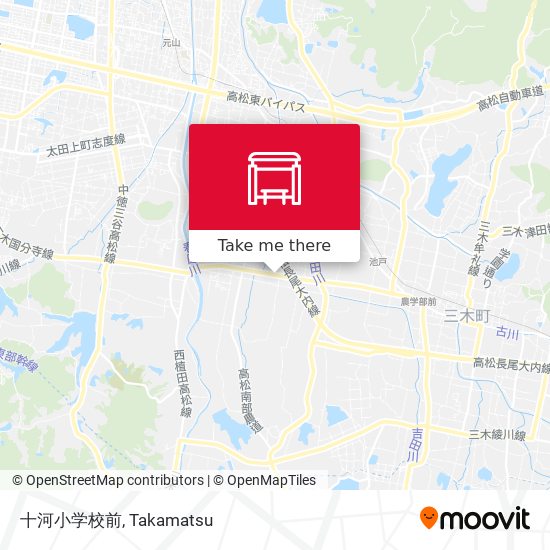 十河小学校前 map