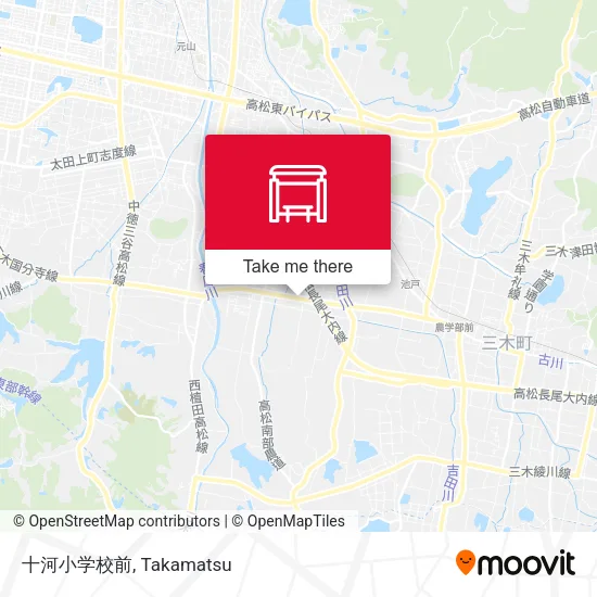 十河小学校前 map