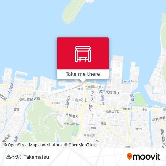 高松駅 map