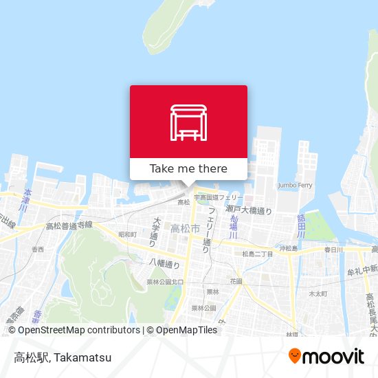 高松駅 map