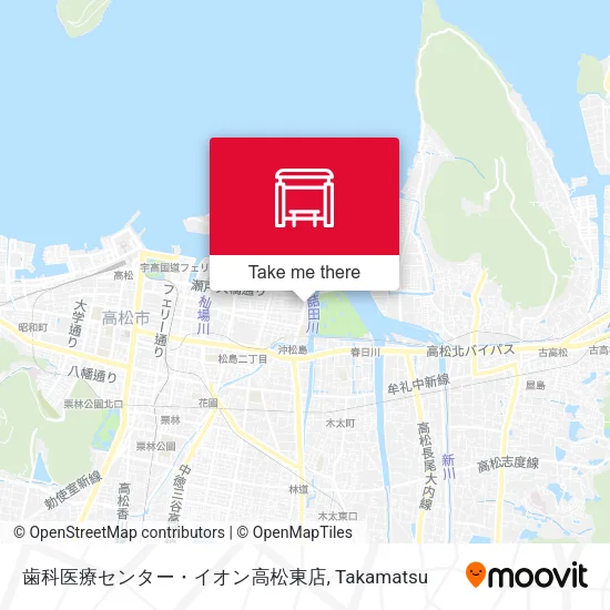 歯科医療センター・イオン高松東店 map