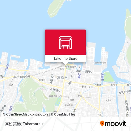 高松築港 map