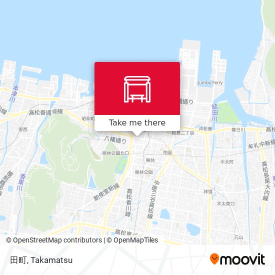 田町 map