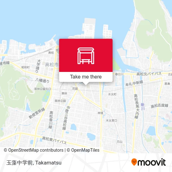 玉藻中学前 map