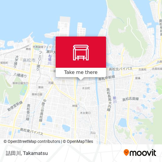 詰田川 map