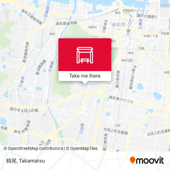 鶴尾 map