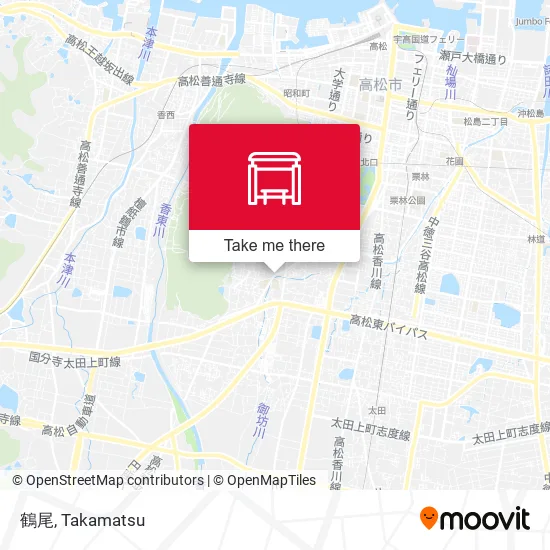鶴尾 map